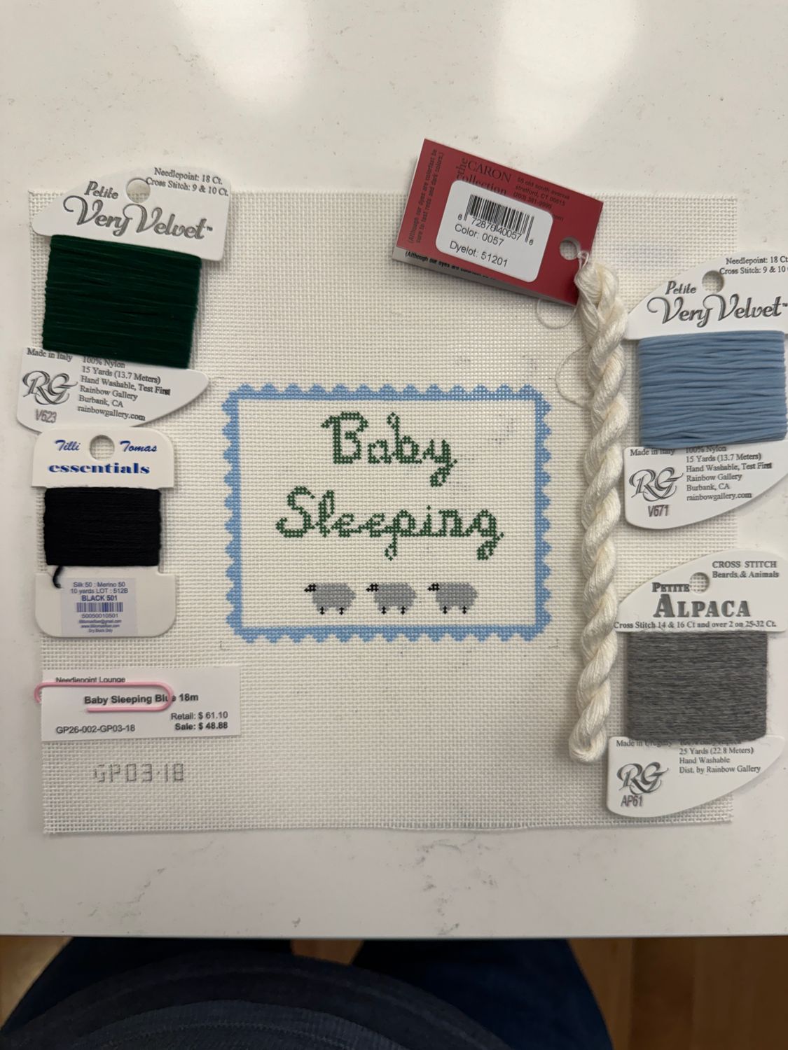 Baby Sleeping Blue 18m Kit