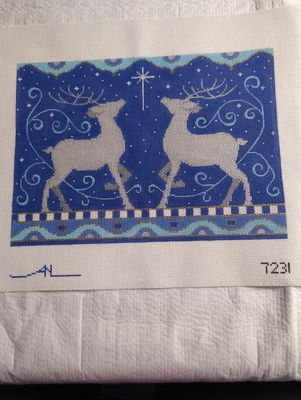 2 Reindeer-Blue