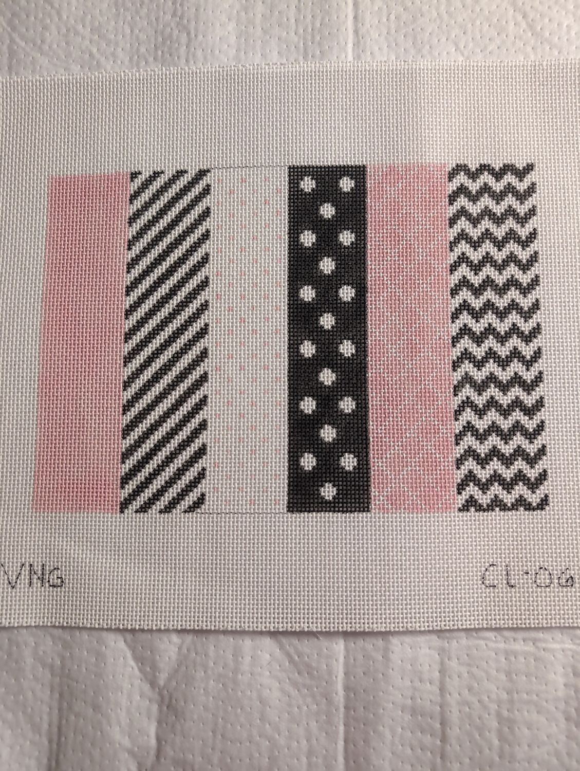 Graphic Pinks and Grays