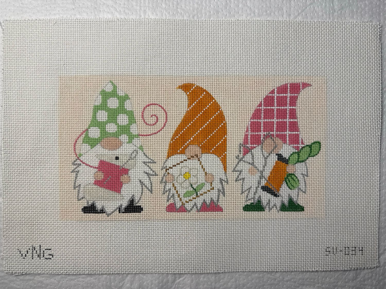 Needlepoint Gnomes