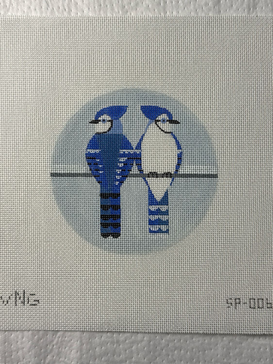 Two Blue Jays Ornament