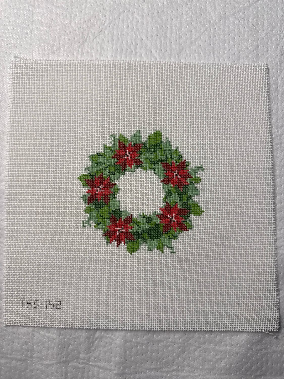 Mini Poinsiettie Wreath