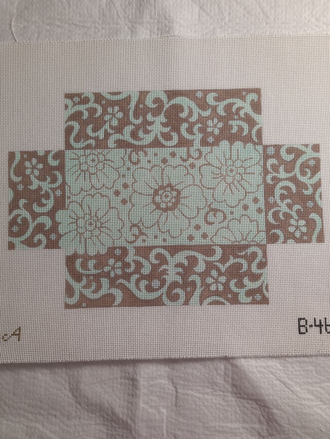 Blue and Taupe Brick