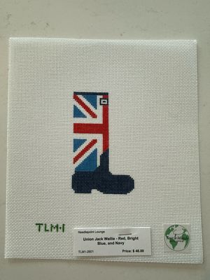 Union Jack Wellie - Red, Bright Blue, and Navy