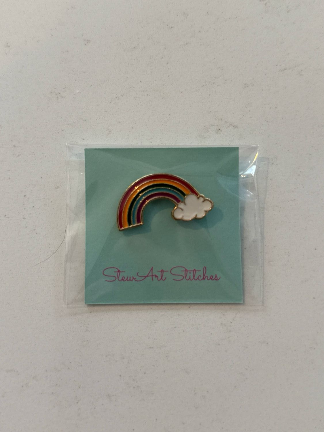 Rainbow Needle Minder from StewArt Stitches