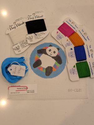 Panda on Floatie Kit