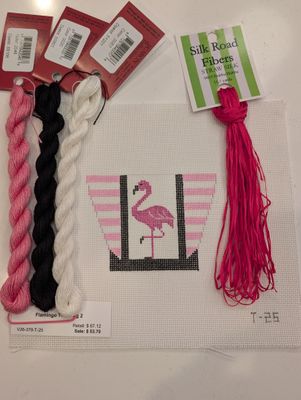 Flamingo Tote Bag 2 Kit