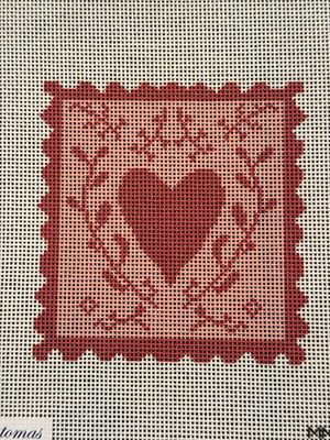 Valentine Stamp 6"x6" 13M