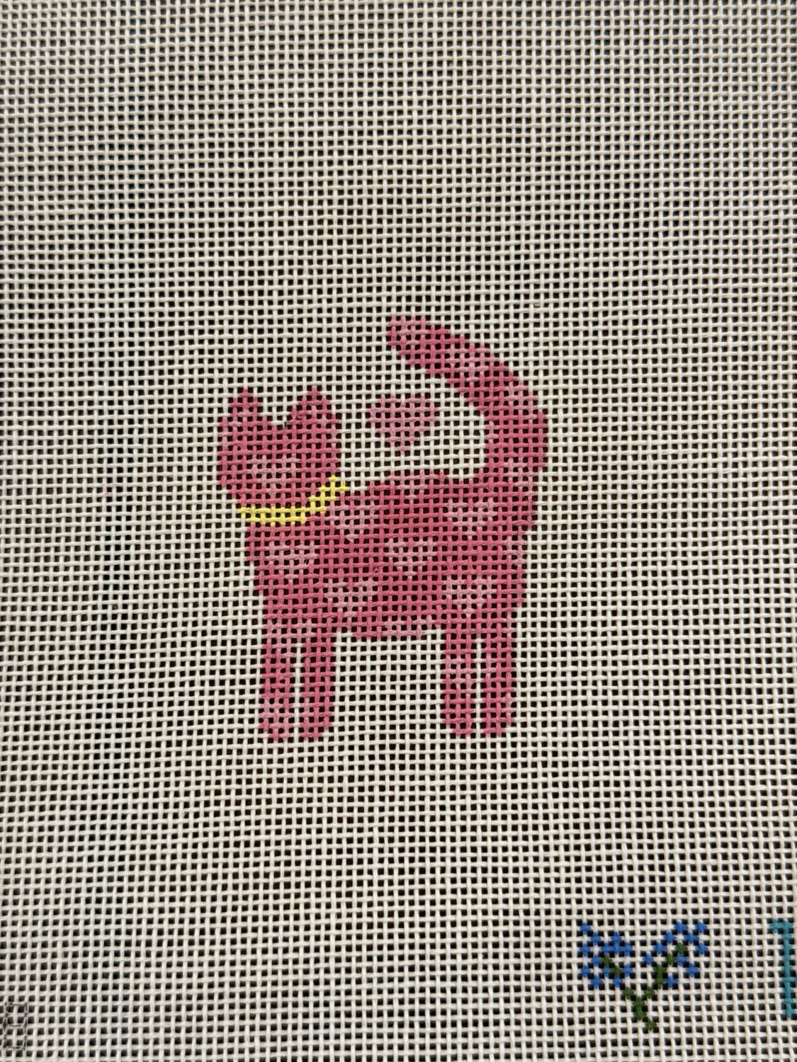 Pink Cat with Hearts