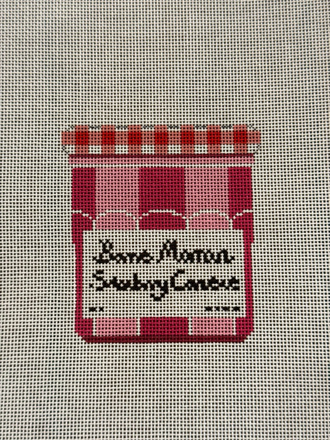 Strawberry Conserve Jam Jar