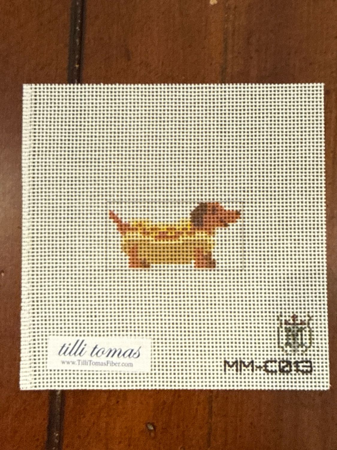 Weenie Dog 2"x1" 18M