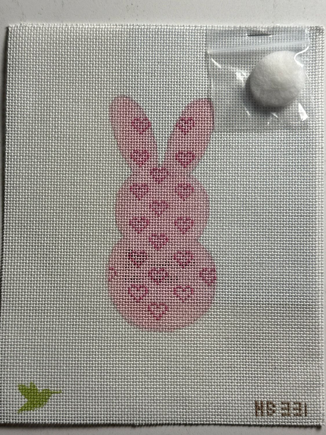 Bunny Tails - Pink Hearts