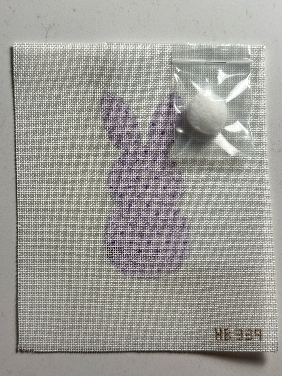 Bunny Tails - Lavender Dots