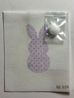 Bunny Tails - Lavender Dots