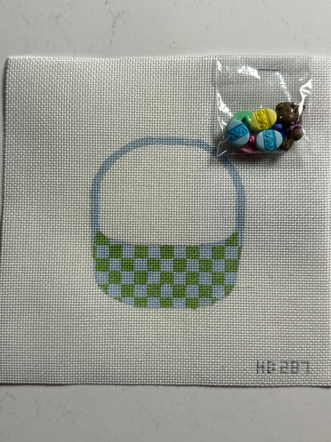 Blue/Green Easter Basket