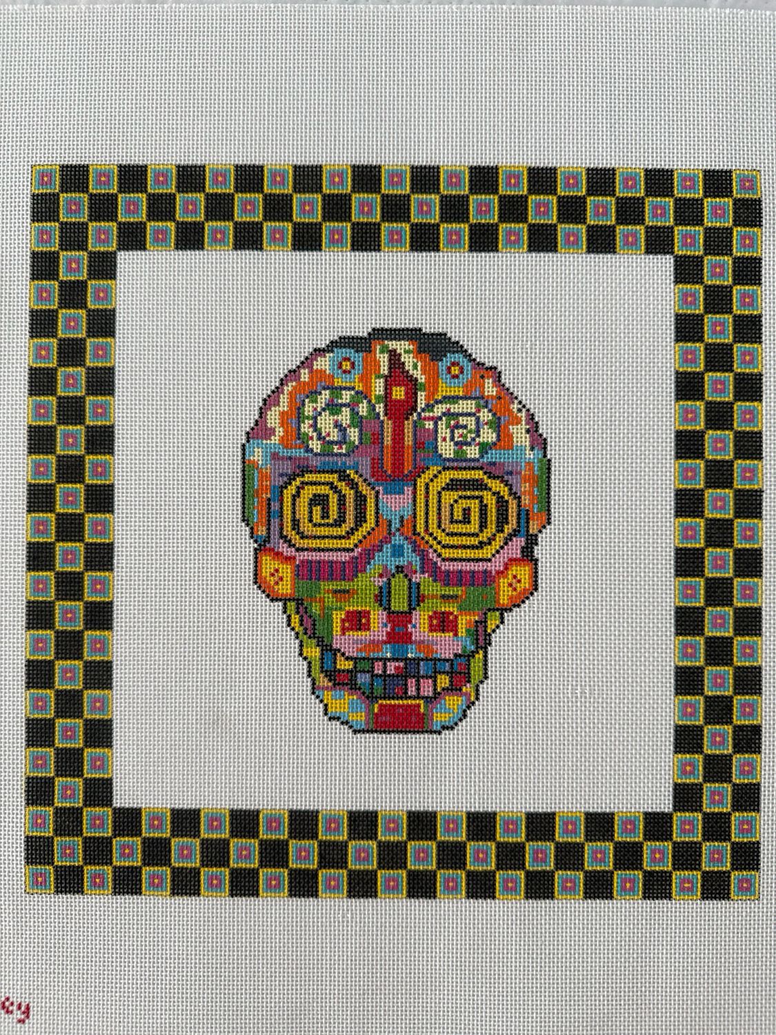 Day of the Dead Skull #2 with Border