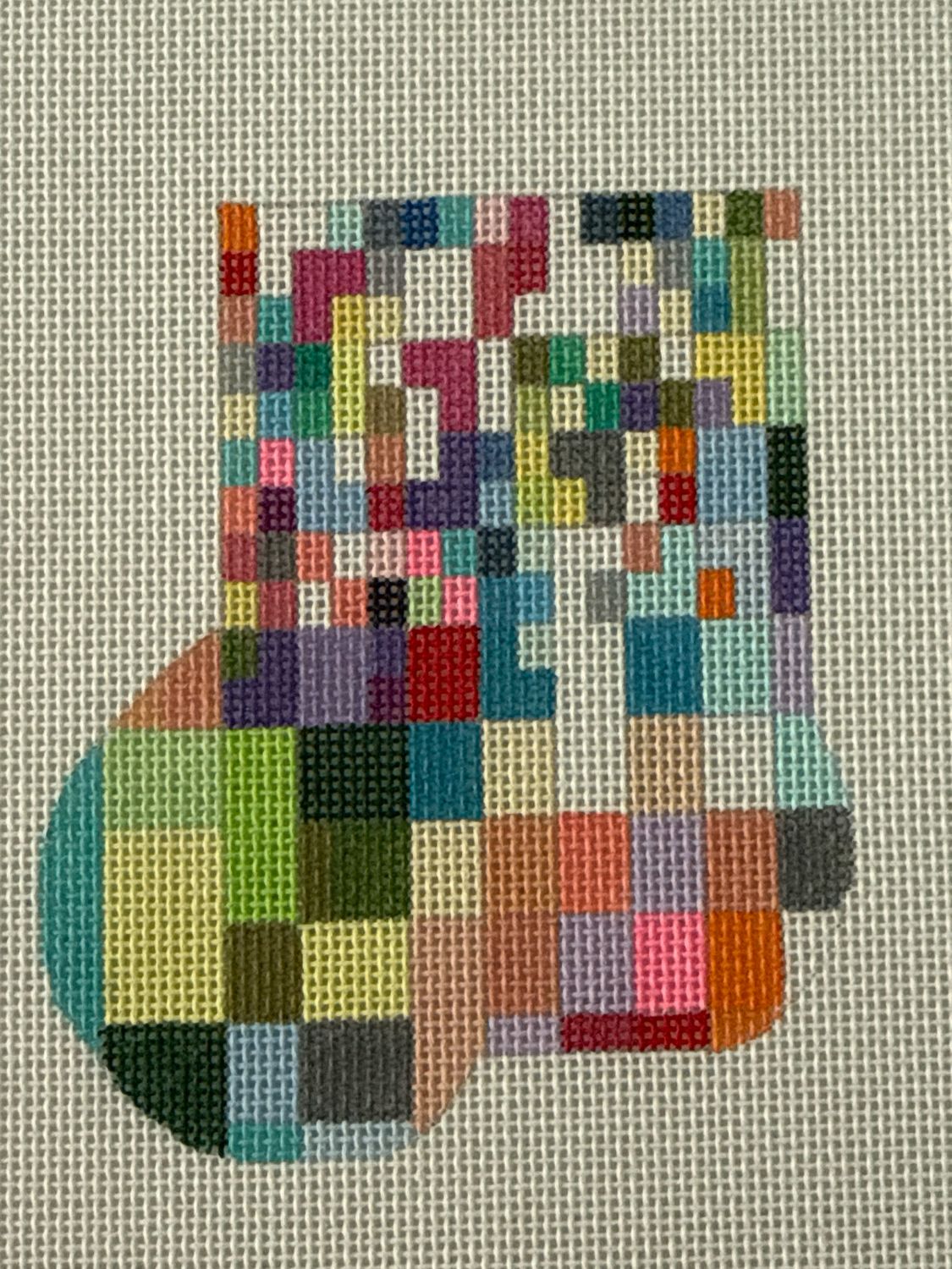 Pixel Fun! Mini Sock