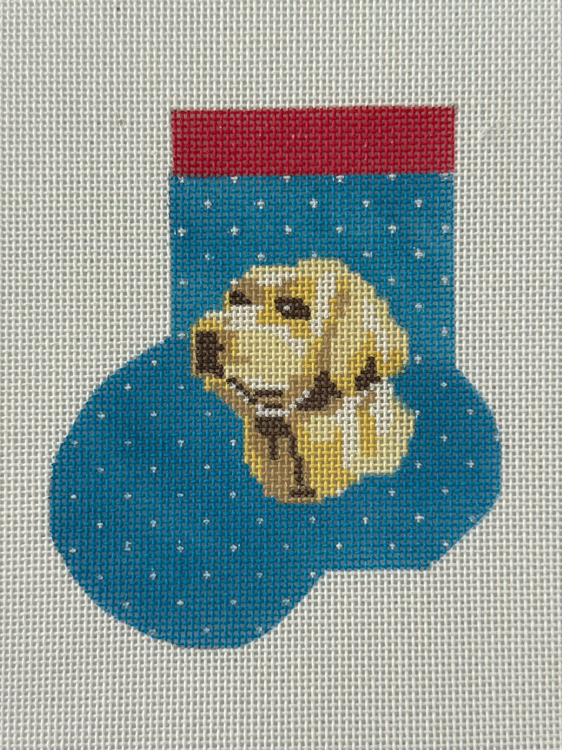 Yellow Lab Mini Sock