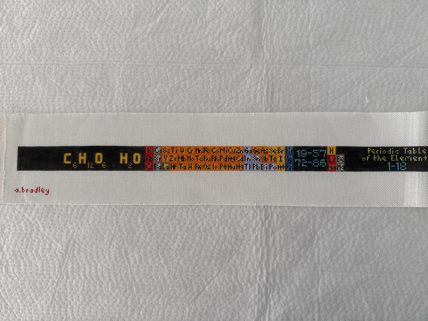 Periodic Table of Elements Belt