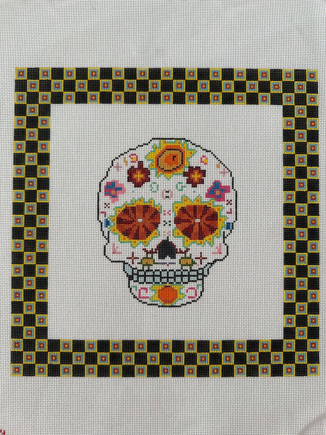 Day of the Dead Skull #1 with Border