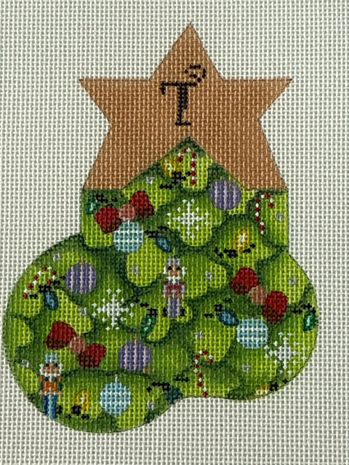 Christmas Tree Alphabet Socks T