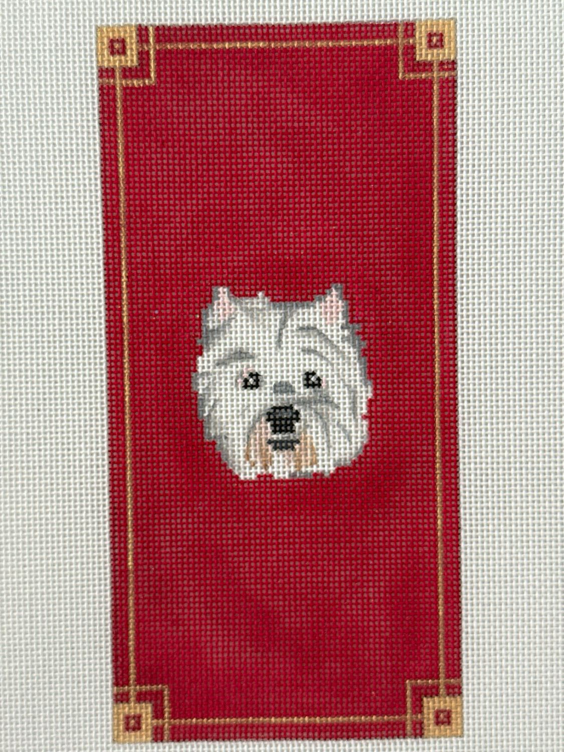 West Highland Terr. Egc on Red