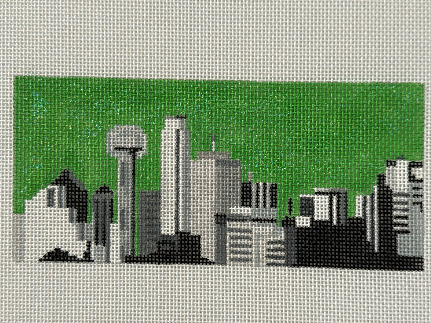 b/w Dallas Cityscape