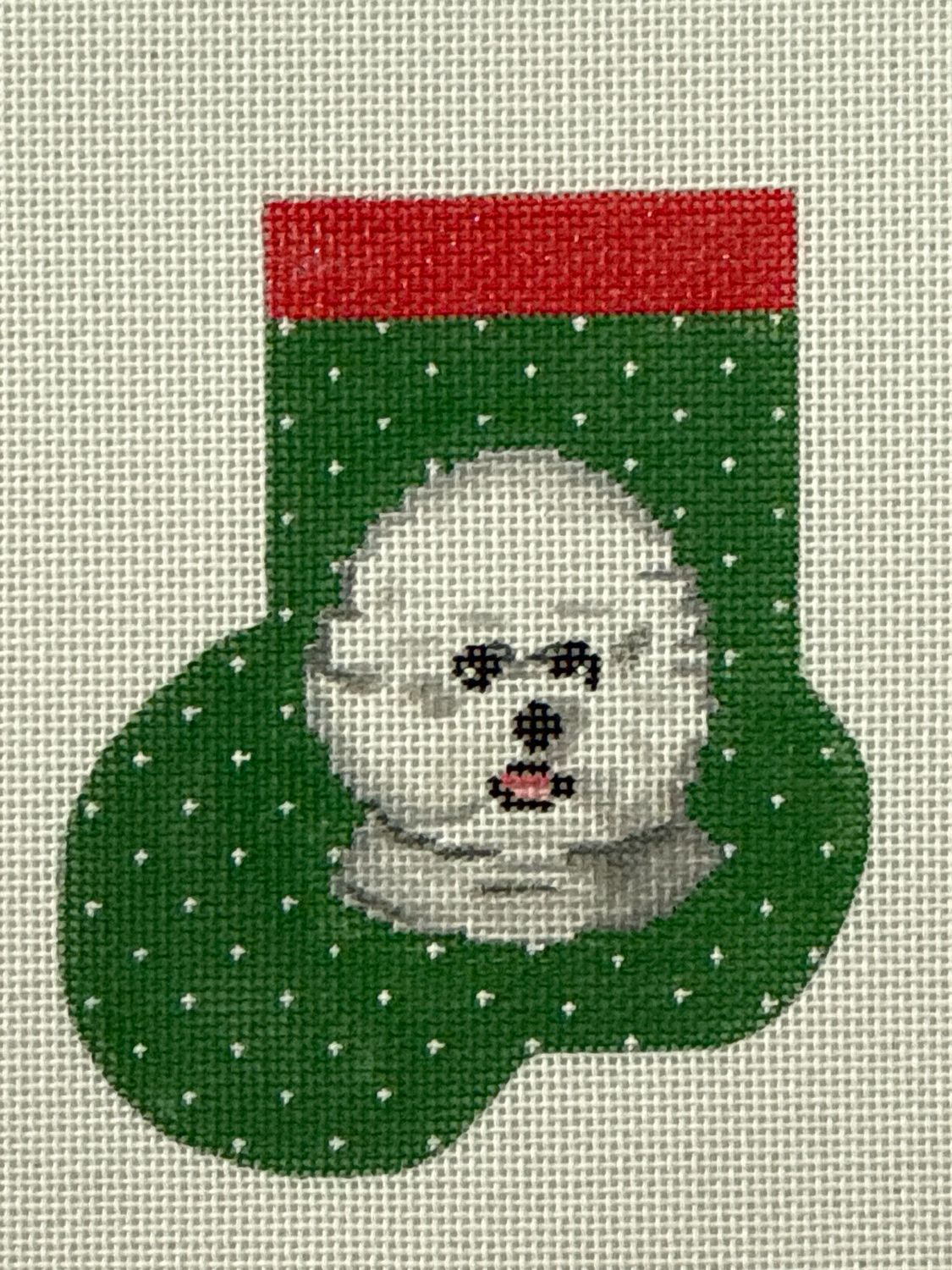 Bichon Frise Mini Sock