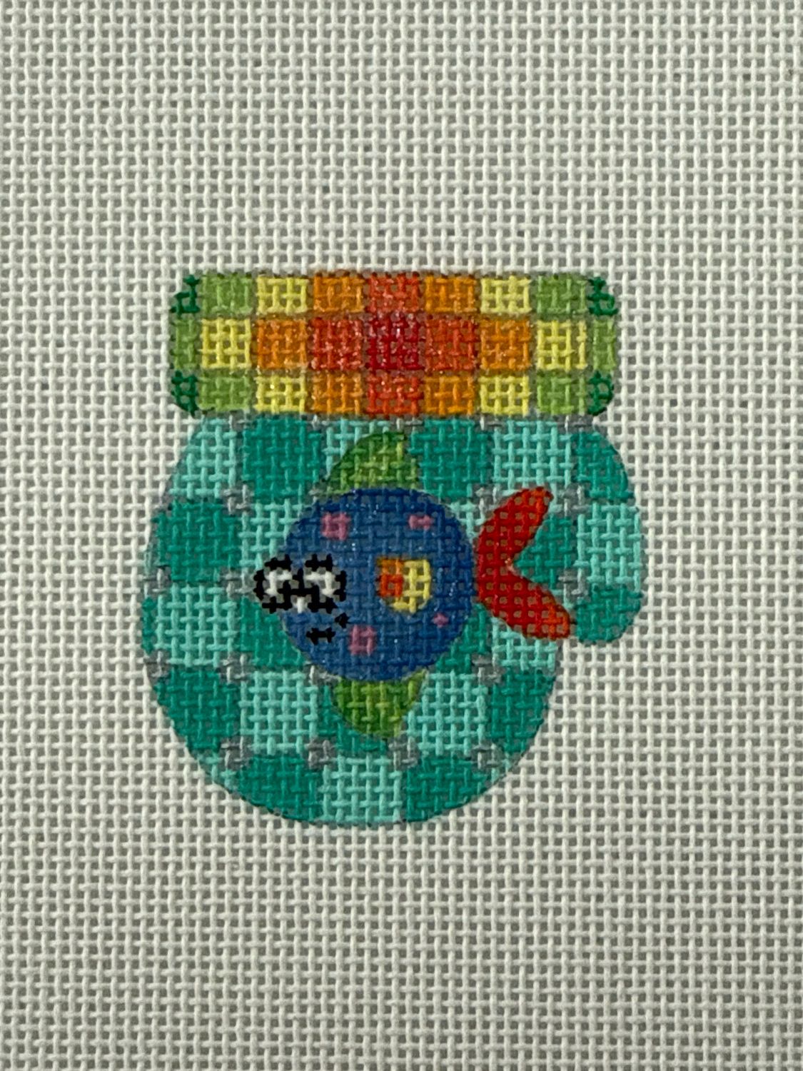 Rainbow Fish Munchkin Mitten B