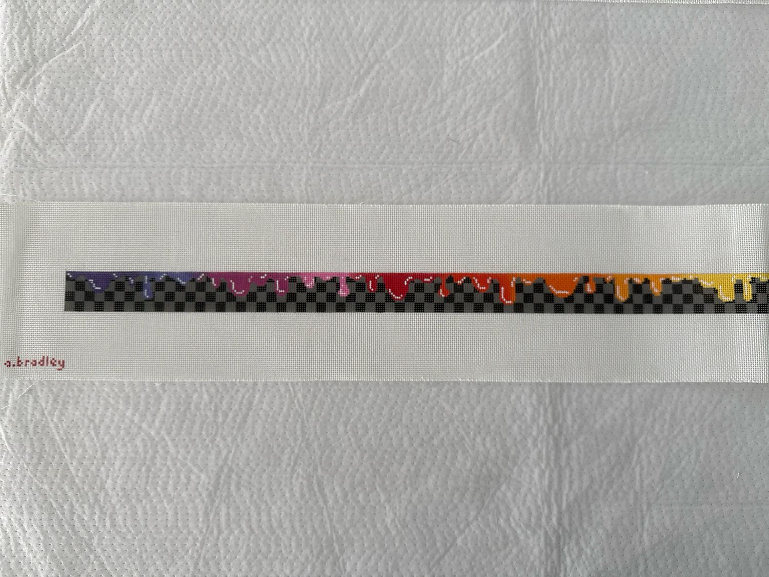 Rainbow Paint Drip Belt