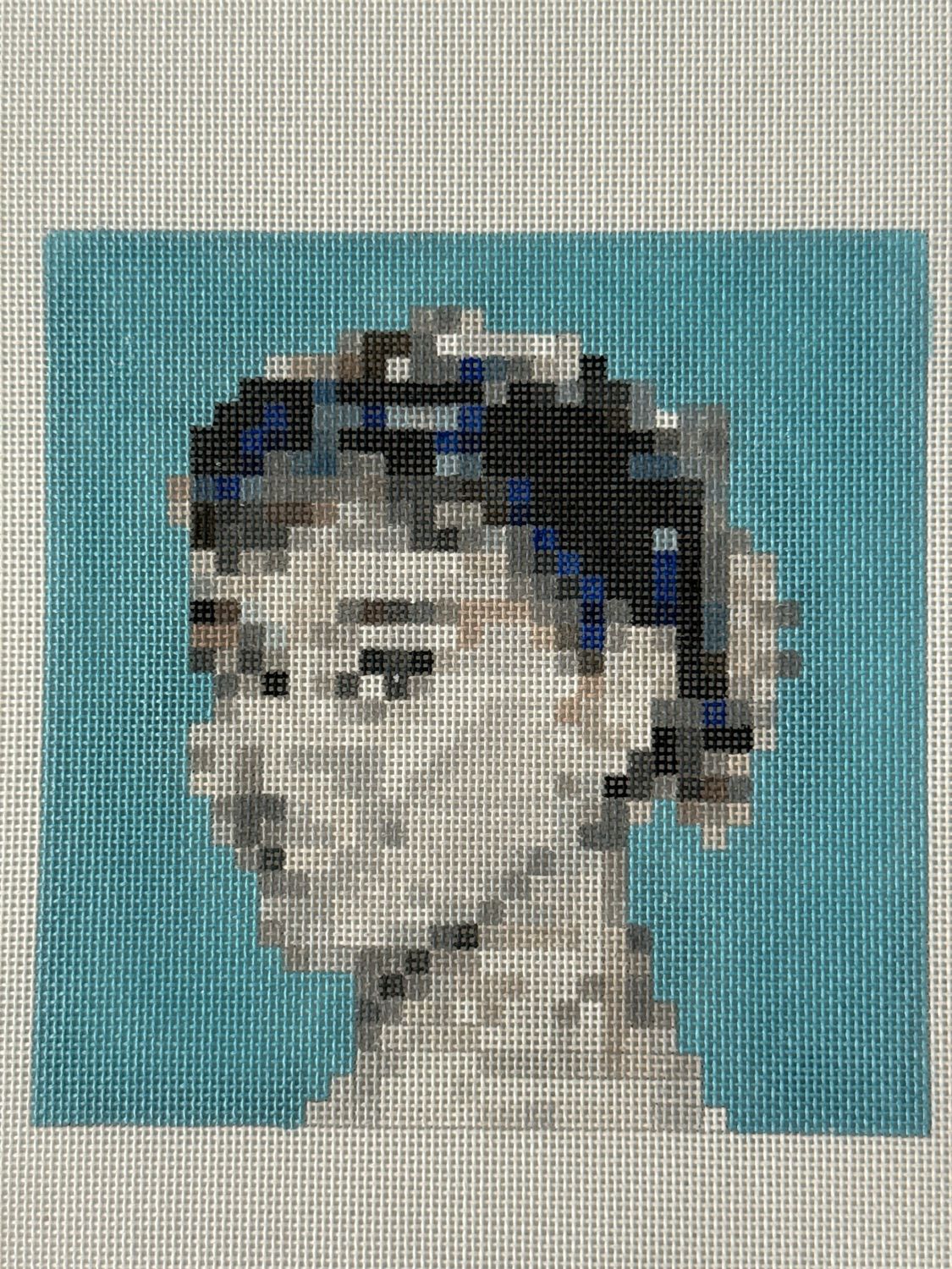 Audrey Hepburn Pixilated Portrait