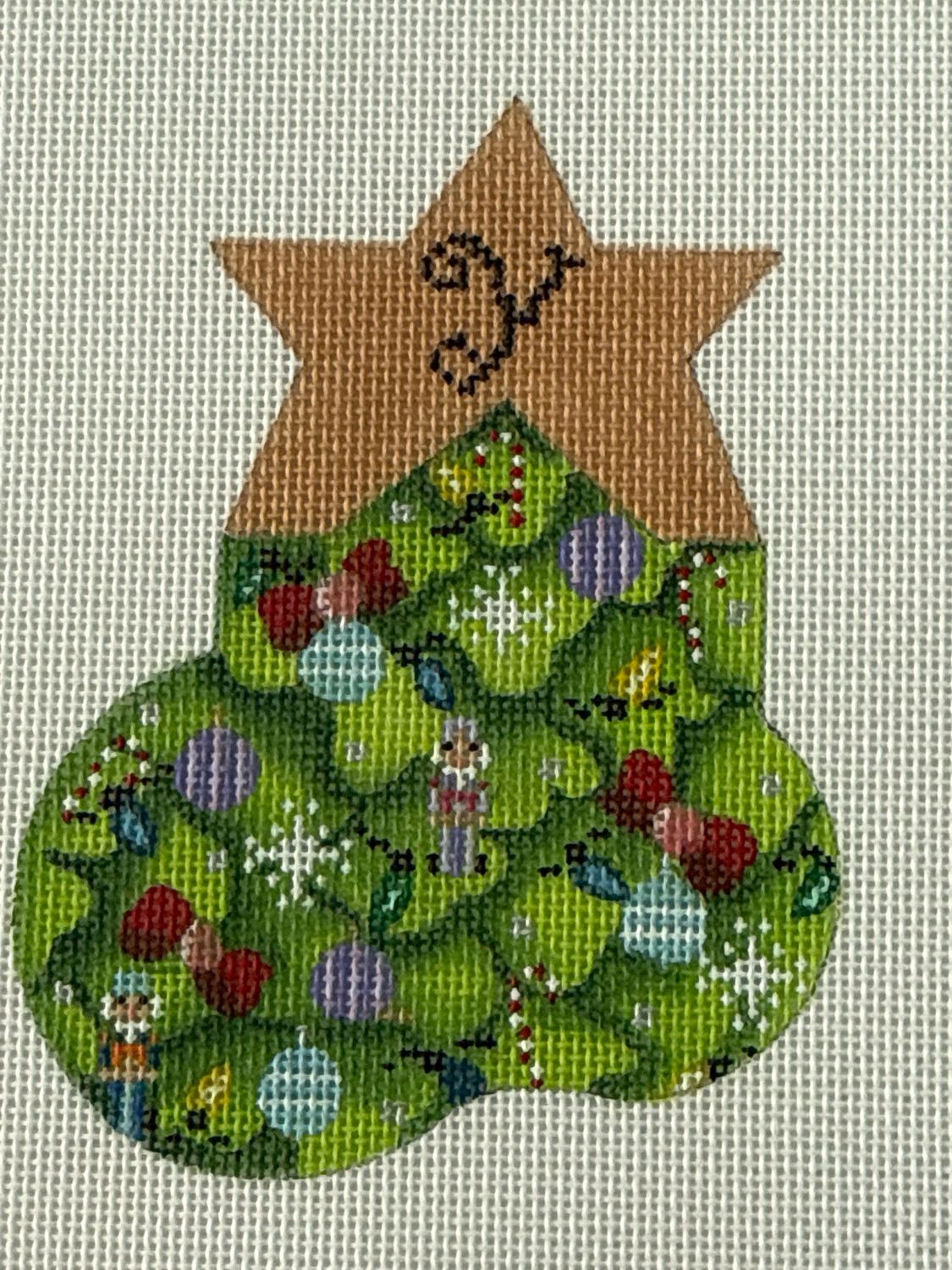 Christmas Tree Alphabet Socks Y