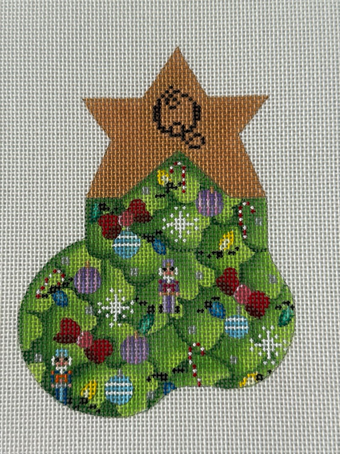 Christmas Tree Alphabet Socks Q