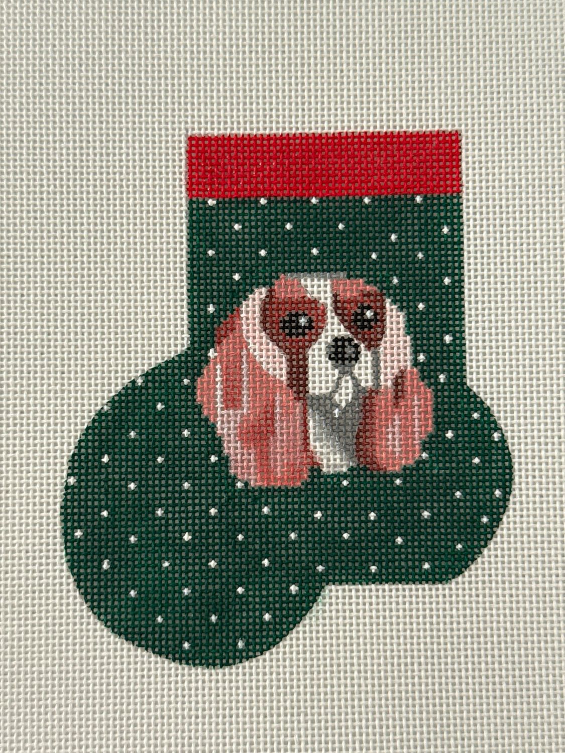 King Chls.Cav. Tan&amp;Wht Msock