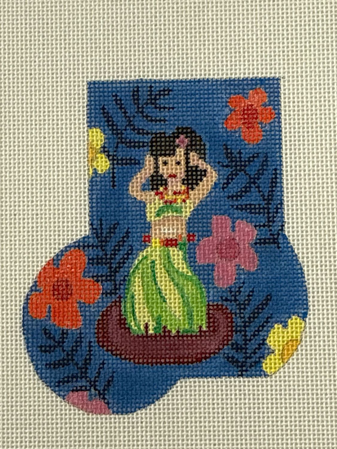 Hula Dancers Mini Sock