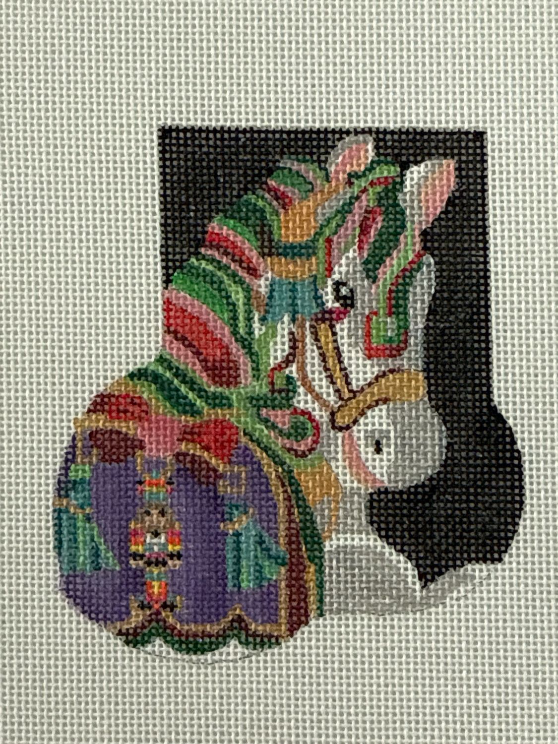 Christmas Elegance Mini Sock