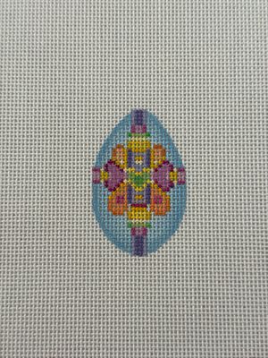 Blue Jeweled Mini-Egg