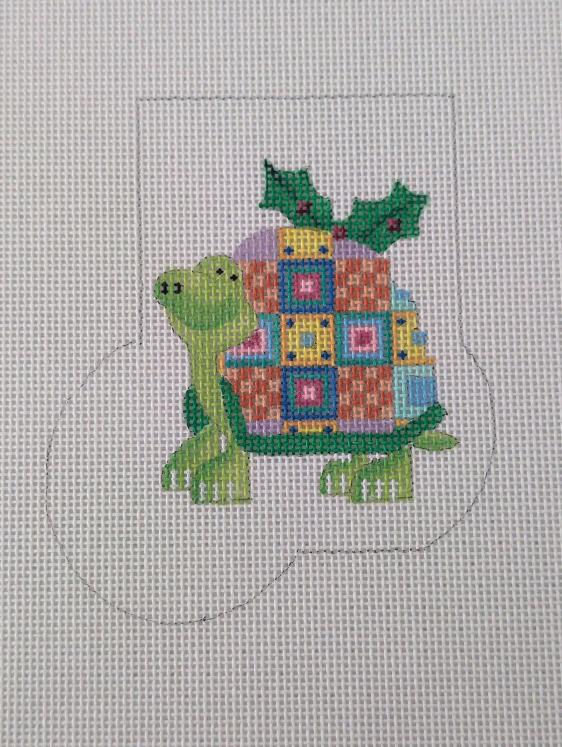Patchy Turtle Mini Sock
