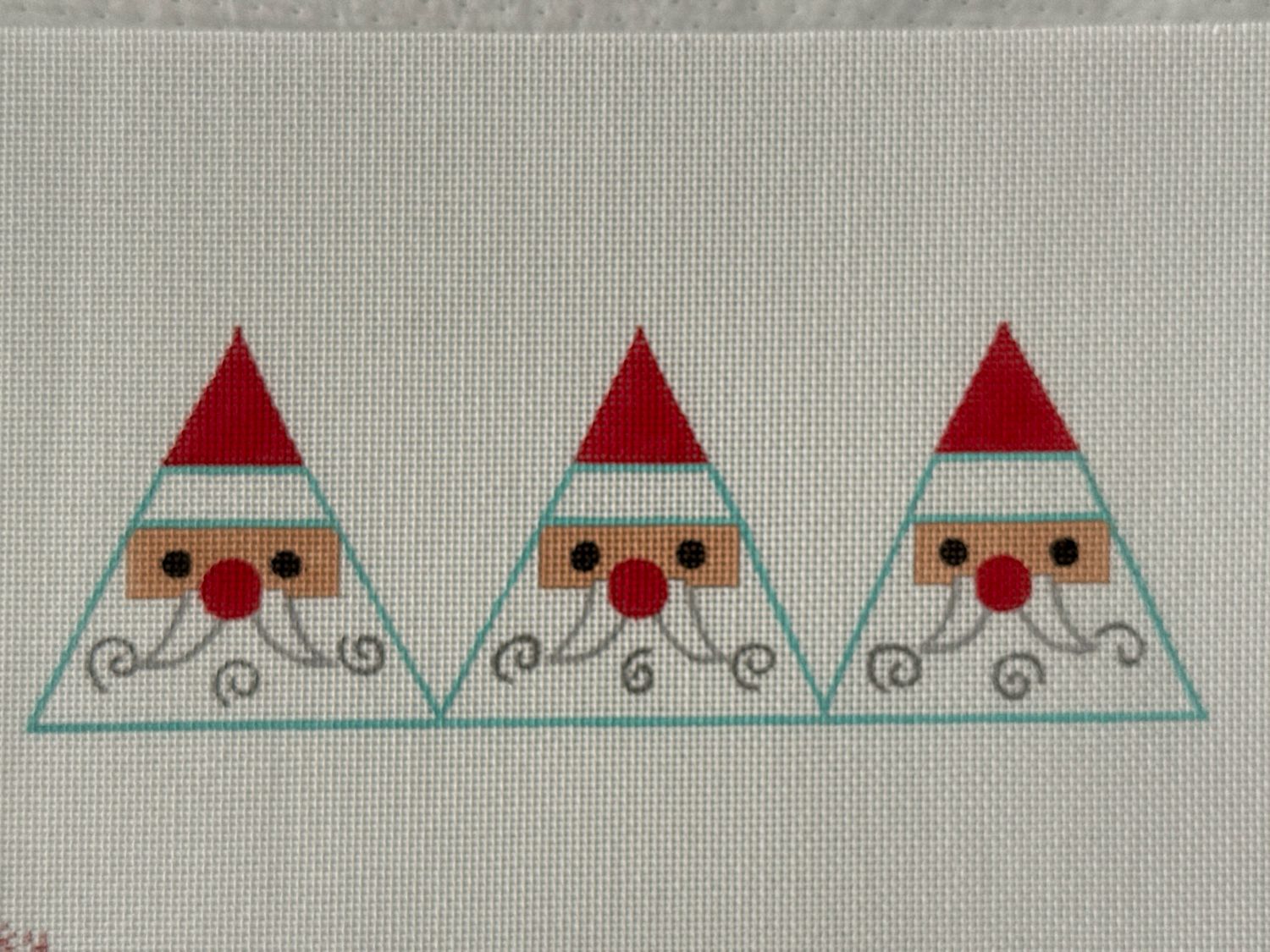 Triangular Santa Face