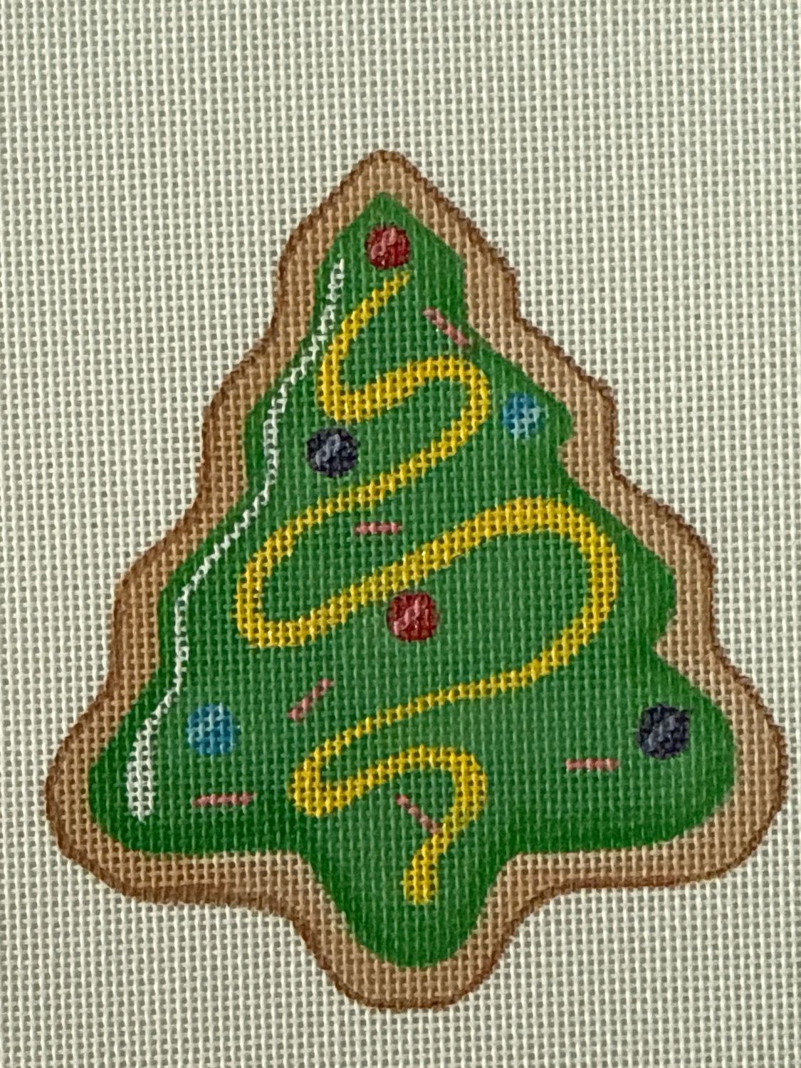 December Christmas Tree Cookie