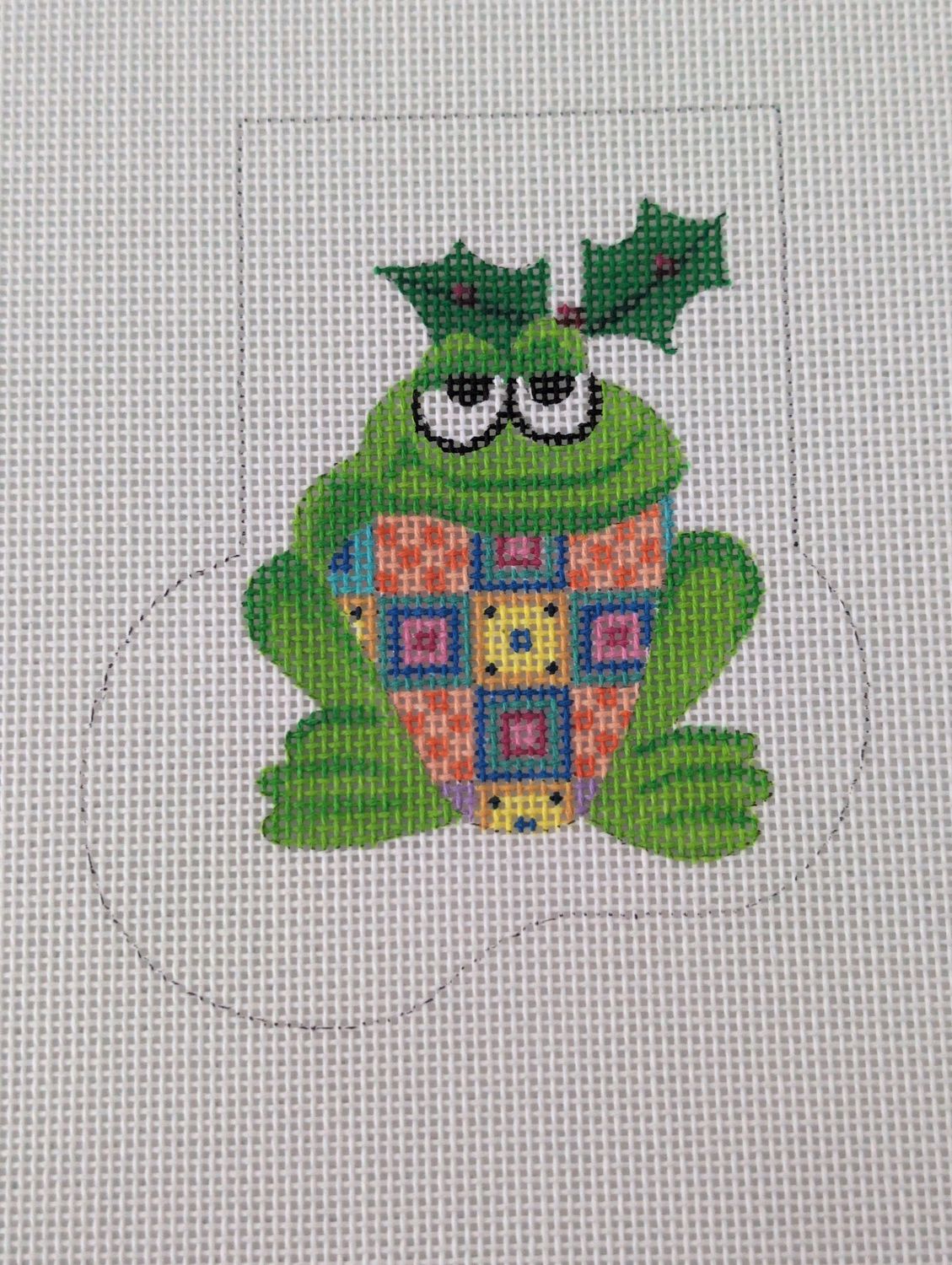 Patchy Frog Mini Sock