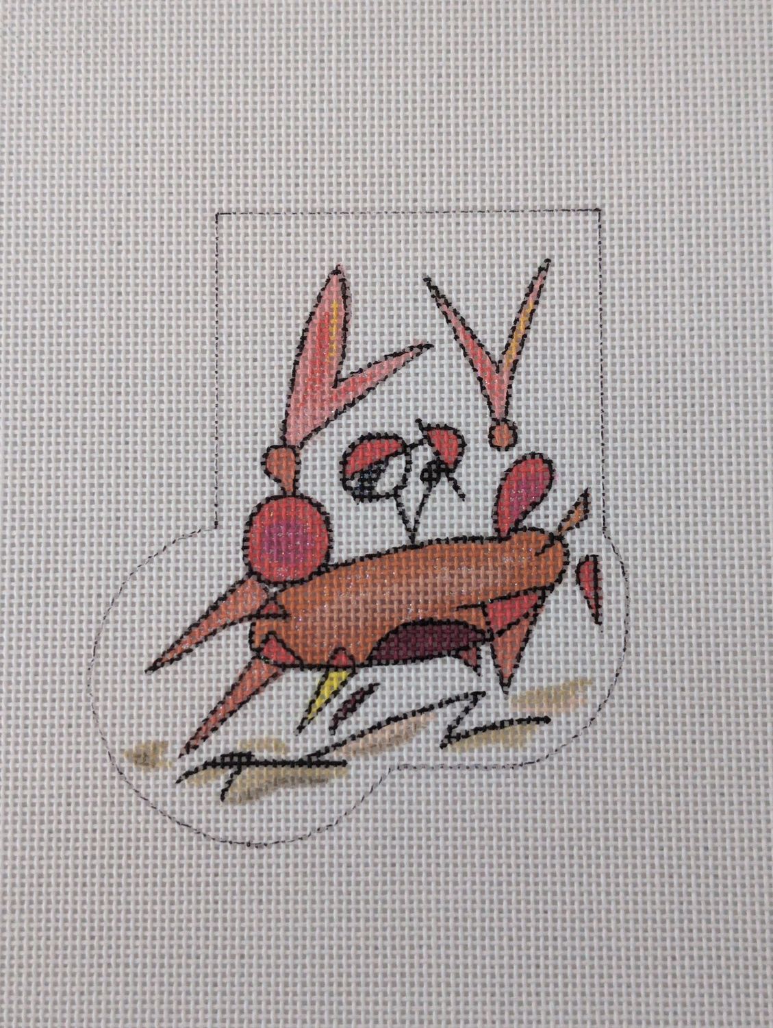 Picasso Crab Mini Sock