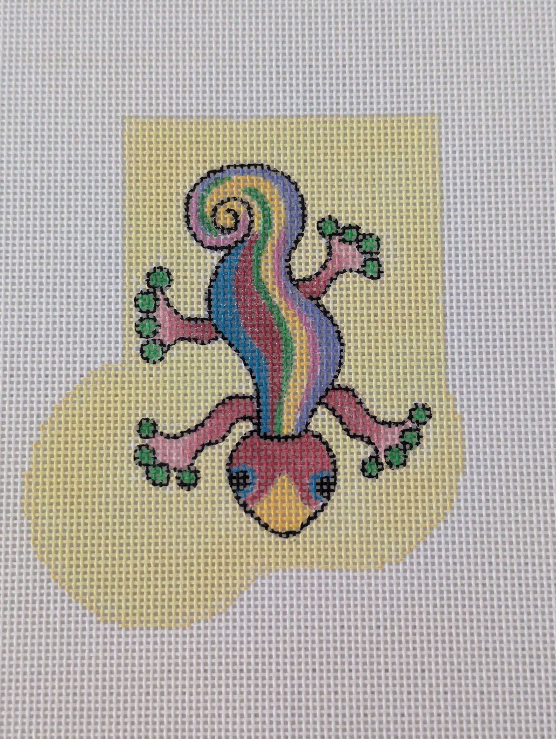 Yellow Gecko Mini Sock
