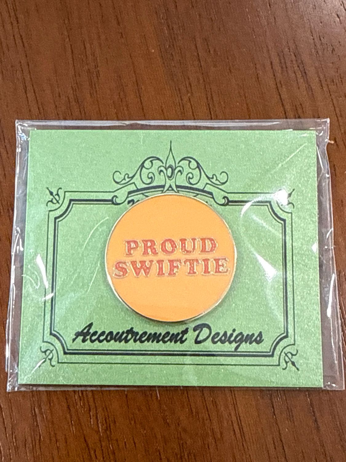 Proud Swiftie Orange Needle Minder