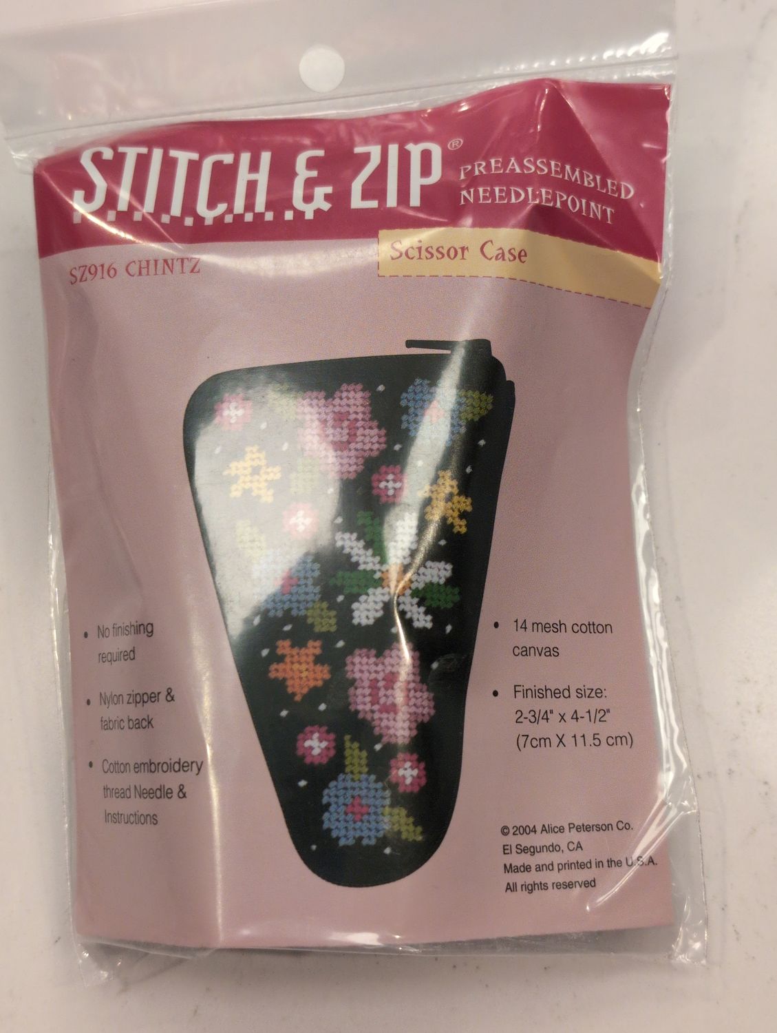 Chinz Scissor Case Needlepoint Kit