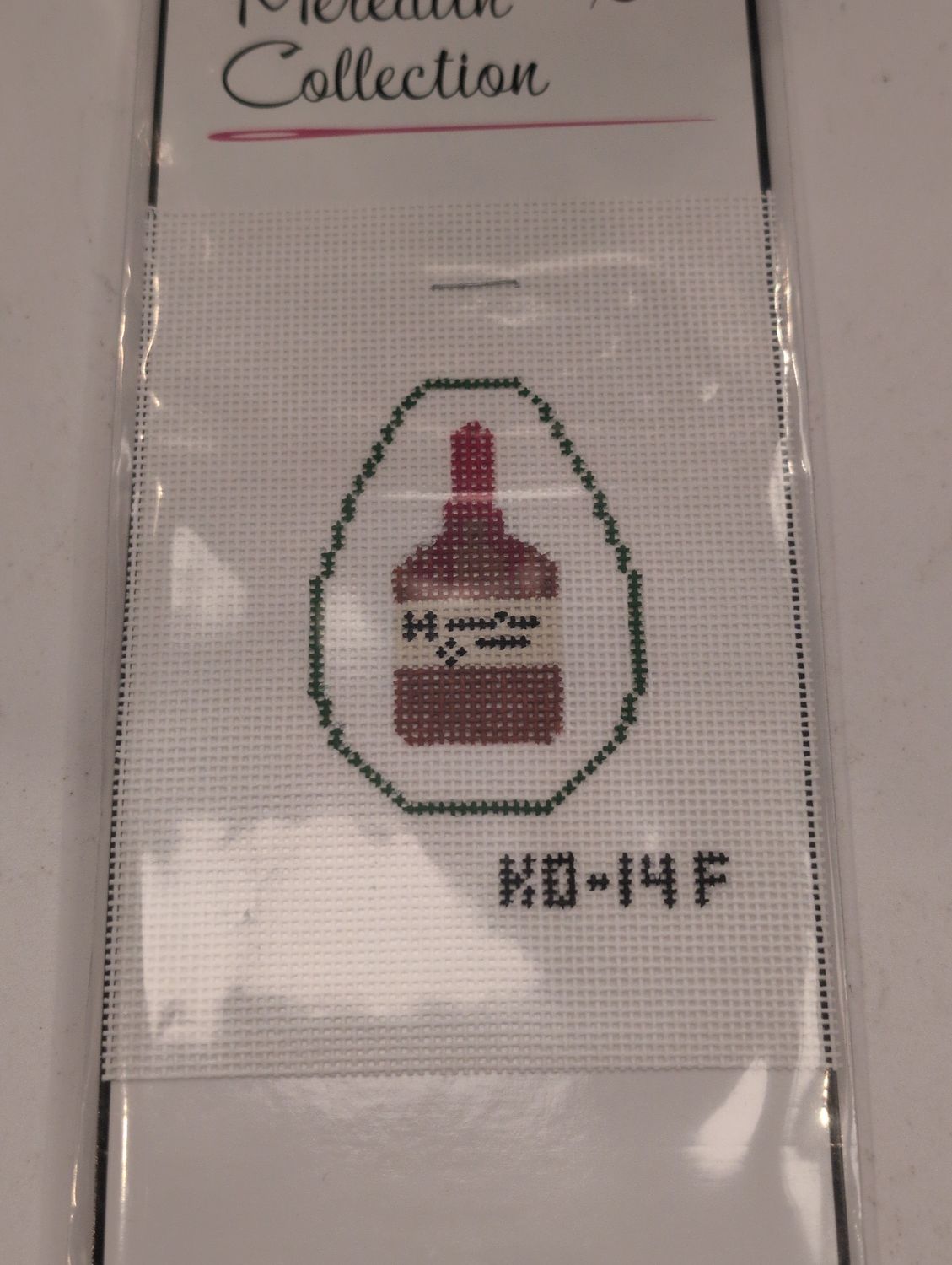 Bourbon Makers Mark Key Chain Oval Leather Included