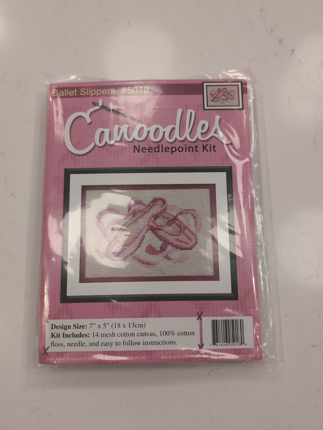 Ballet Slippers Needlepoint Kit