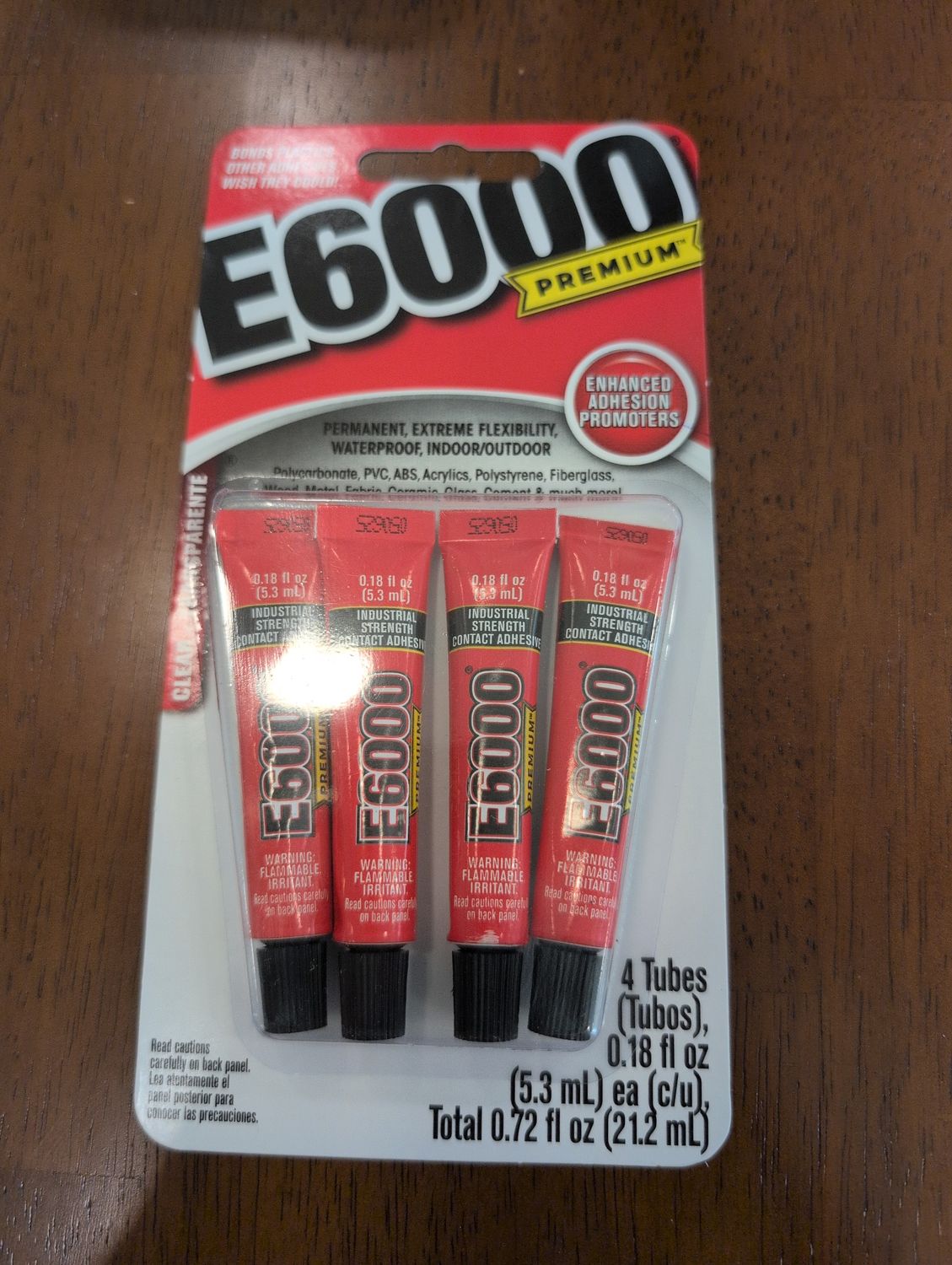 E6000 Premium Adhesive, Clear Mini Packs
