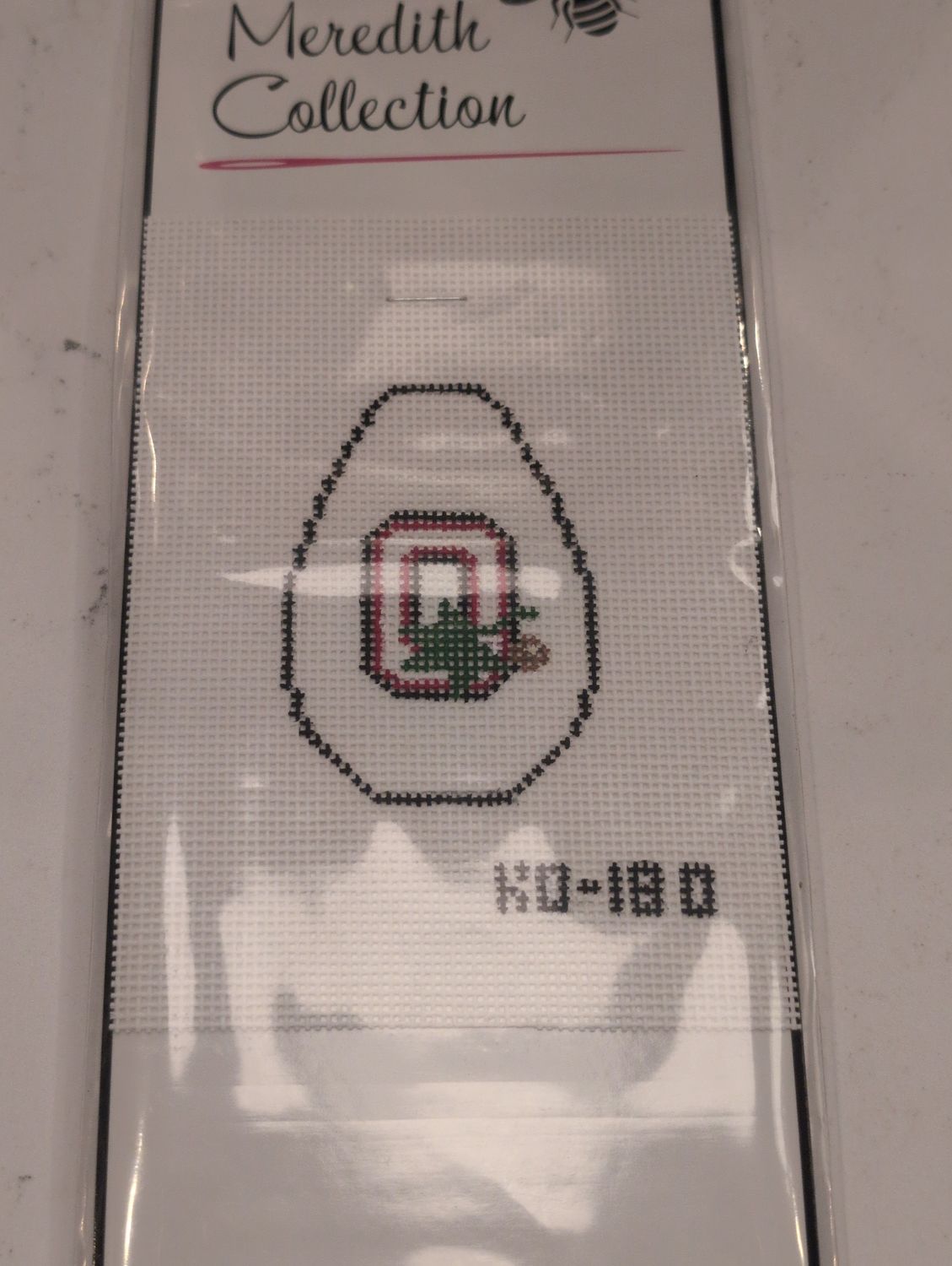 Ohio State Key Chain Oval Leather Included