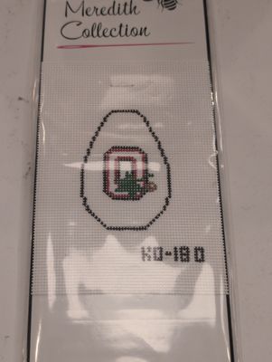 Ohio State Key Chain Oval Leather Included